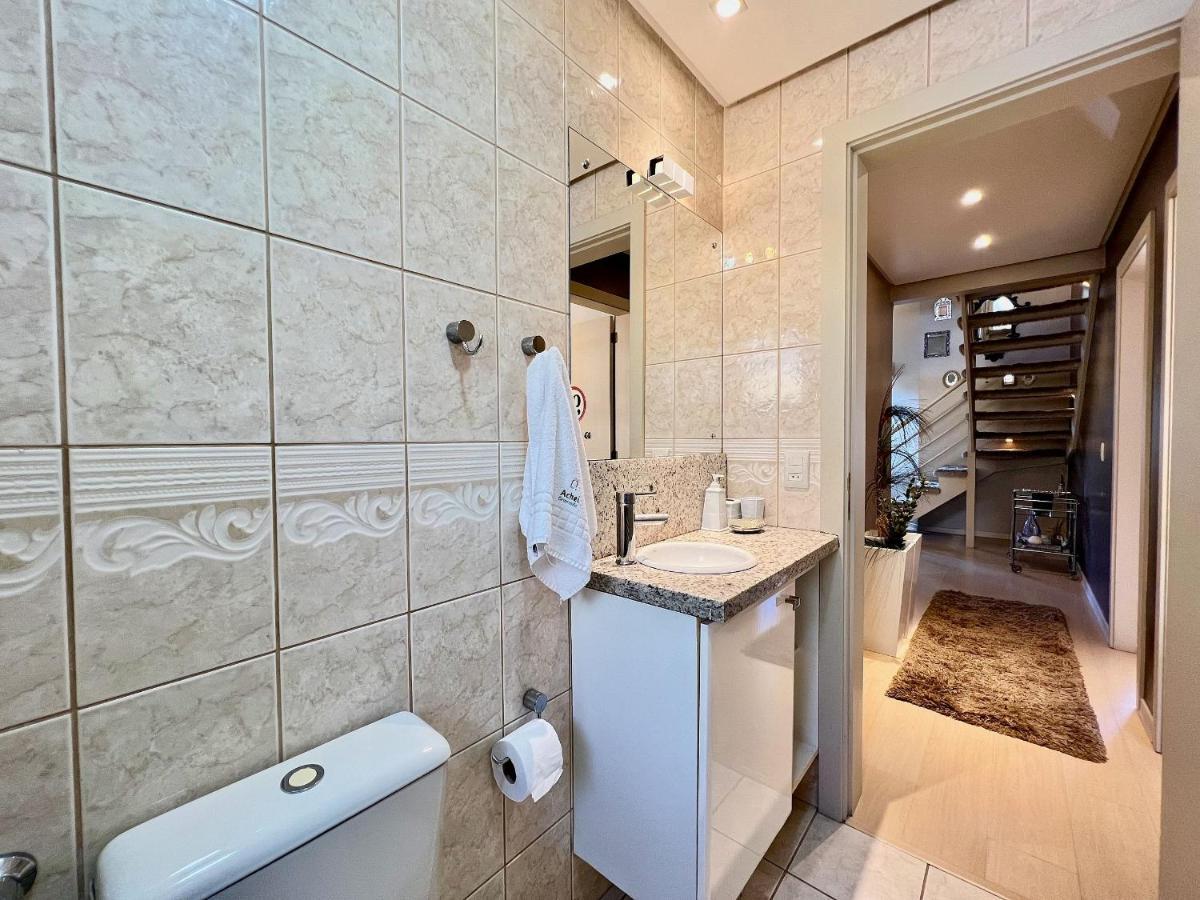 Апартаменты Cobertura Duplex De Cinema 3Dorm By Achei Грамаду Экстерьер фото